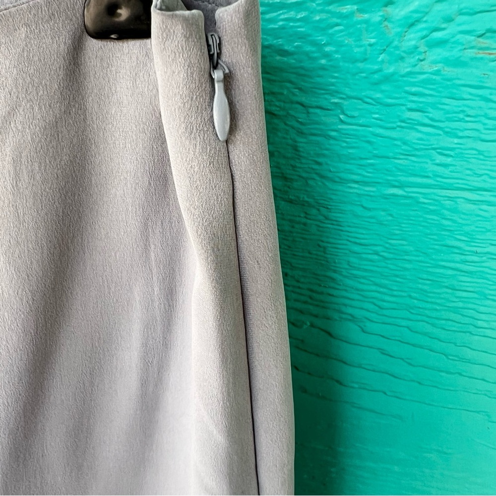 Eileen Fisher Light Gray Wide Leg Pants - Picture 4 of 5